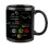 Large Capacity Black Coffee Cup with Handle,  Premium Sensing Mug, Modern  Display Cup for Home Office 1