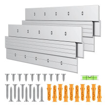 Aluminum French Cleat 12inch Z Clip Heavy Duty Wall Mount Kit for Picture Mirror Frame Headboard Shelf