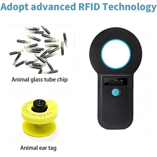 Pet Microchip Reader – Bluetooth/WiFi Scanner with OLED Display 2