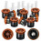12 Pack Variable Arc Nozzle - Sprinkler Heads Replacement for 360 Degree Adjustable(8AN:Range: 1.8-2.4 Meters) 2