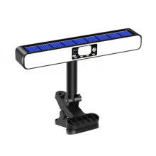 Clip  Solar Light with Motion Sensor 160 LEDs Fence Lamp for Garden Lawn Deck Camping Red  Warning Lights