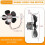 97012248 Motor Do Ventilador da Coifa - Compatível com para Broan e para Nutone 40000/42000 6