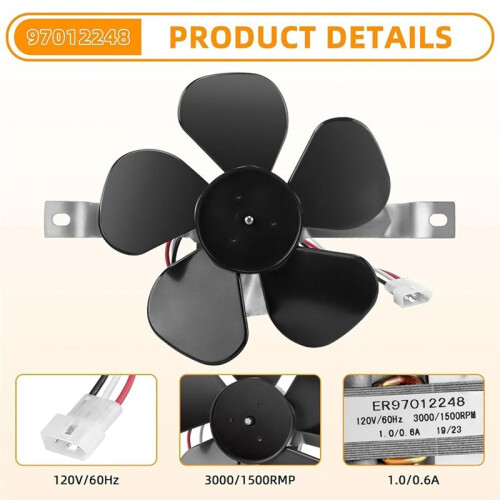 97012248 Motor Do Ventilador da Coifa - Compatível com para Broan e para Nutone 40000/42000 1