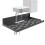 14" Foldable Wall Mount Router Shelf, Router Modem Wall Shelf with Cable Management for  Home Devices Black 1