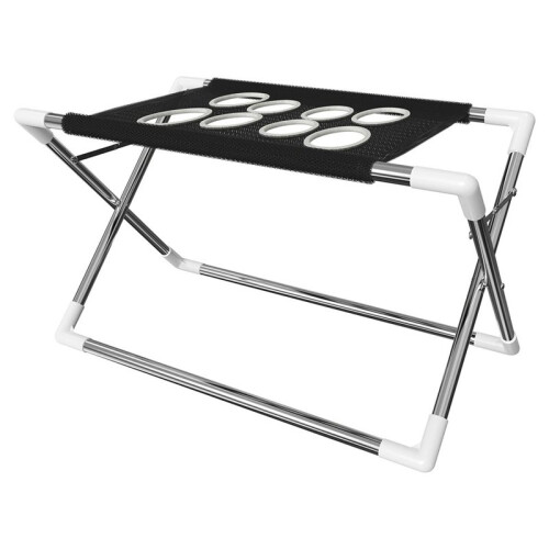 Pet Grooming Hammock Stand Foldable Dog Cat Nails Trimming Helper Mesh Bathing Drying Table for Small Pets