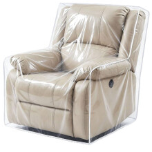Clear Massage Chair Cover - Waterproof Dustproof Protector for Single Recliner Armchair Shield (36x40x42 Inches)