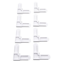 100pcs Screen Frame Corner Brackets - 5/16" X 3/4" Plastic Repair Connectors for Window Screen Repair