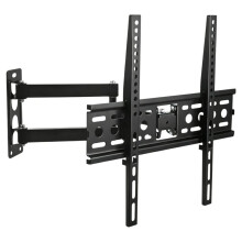 Full Motion TV Wall Mount for 26-55 Inch TVs to Mount Bracket with Tilt, Mounting Hole Spacing 400X400 mm