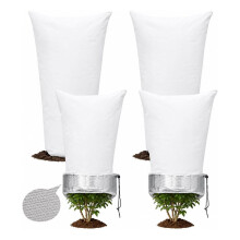Winter Plant Freeze Protection Bag Frost Cover with Aluminum Liner & Drawstring for Potted Plants, Trees, Shrubs