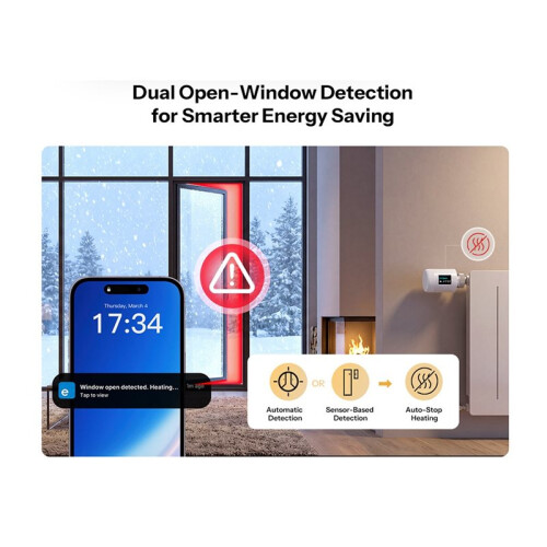 TRV-ZBT ZigBee+BLE Thermostatic Valve Real- Temperature Control Temperature Adjustment Intelligent Timing
