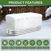 Plant Covers Freeze Protection,Rectangular Plant Cover for Winter,Frost Cloth Plant Freeze Protection for Outdoor Plants