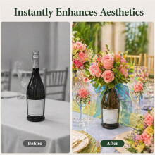 36pcs Floral Foam Spheres - Flower Arranging Foam Holders for Wine Bottles, Table Centerpieces, Wedding Decor