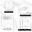 48 Pack Plastic Containers Small Jars Empty Round Clear, Slime Containers, Cosmetic Containers, Travel Makeups 120ml 4