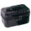 Large Capacity Portable Travel Cosmetic Organizer with Handle and Code Lock for Daily Trips Storage Black 1