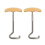 2 Pcs Wood Handle Stainless Steel Boot Hook - Boot Puller for Cowboy, Riding & Work Boots 1