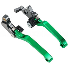 Motorcycle Brake Clutch Lever Pivot Levers Set Adjustable CNC for Klx140 Klx140L 2008-2024 Klx140G 2017-2024
