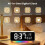 Compact Digital Alert Clock with RGB Night Light, Dual Alarms, Snooze, Dimmer & Temp Display 1