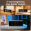 Compact Digital Alert Clock with RGB Night Light, Dual Alarms, Snooze, Dimmer & Temp Display 5