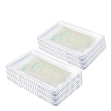 12 Pcs Flat Breast Milk Freezer Storage Organizer Trays Clear Space Saving Stackable Breastmilk Bag for Freezer