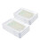 12 Pcs Flat Breast Milk Freezer Storage Organizer Trays Clear Space Saving Stackable Breastmilk Bag for Freezer 1
