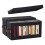 2 Pack DVD Storage Box with Clear Visible Window, Dustproof DVD Holder Organizer with Lid and Handles 1