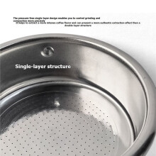 58mm Single Wall Non-Pressurized Espresso Filter Basket,Replacement Portafilter Basket for Cuisiland Coffee Machine
