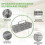Universal Dishwasher Silverware Basket Replacement - 2 in 1 Detachable & Connectable Cutlery Basket,for , 4