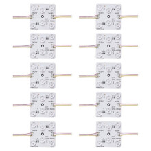 10pcs CCT LED Module Light 3 Colors 24V Dimmable Diffuse LED Light for Ceiling Advertising Light Box Signboard Backlight