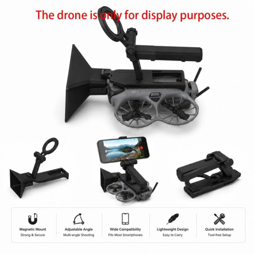 Adjustable Magnetic Phone Mount for  Neo 2, Foldable Smartphone Holder with Multi-Angle Rotation 2