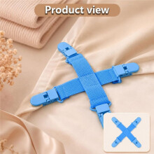 3 PCS Bed Sheet Detangler Clips for Washer and Dryer, Plastic Anti- Sheet Holders for Bedding