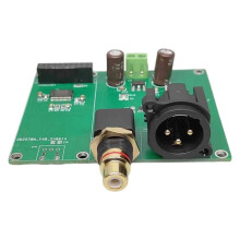 Amanero Italy I2S to Coaxial AES/EBU Balanced Output Board - WM8805 Chip, 192KHz High-Fidelity Digital Audio Interface