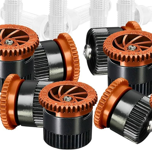 12 Pack Variable Arc Nozzle - Sprinkler Heads Replacement for 360 Degree Adjustable(8AN:Range: 1.8-2.4 Meters) 2