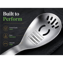 Cuchara de Cocina, Utensilio de Cocina Multifuncional para Machacar Patatas y Ajos, Separar Huevos y Abrir Botellas