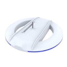 RGB Vertical Cooling Stand for PS5 Slim/PS5 Pro Console Anti-Slip Base Bracket Holder Bracket for PS 5 Game White