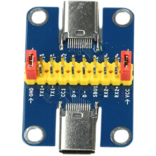 Type C Male and Female Test Board USB 3.1 Reversible USB Data Cable Detection Test  2.54mm Pin Header Adapter F to F