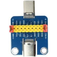 Type C Mannelijke en Vrouwelijke Testprintplaat USB 3.1 Omkeerbare USB-Datakabel Detectie Testkop 2,54 mm Pinheader Adapter M Naar F