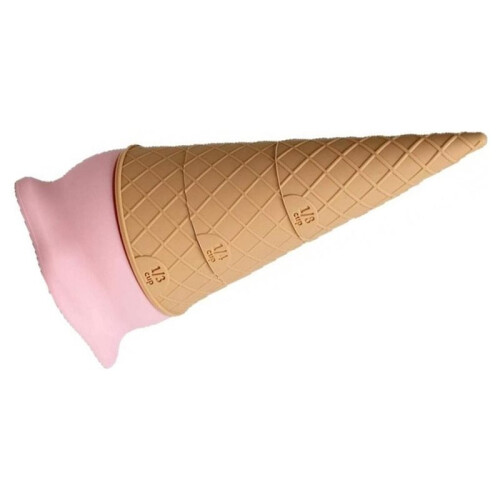 Ice Cream Cone-Shaped Measuring Cup Set - Detachable Baking Tools (for Flour, Sugar, and Dessert Making) 1