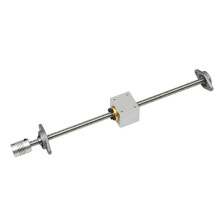 T8 Lead Screw Pitch 8mm Diameter Trapezoidal T-Type Screw for CNC 3D Printer Parts T8 Lead Screw Kit 200MM
