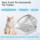 3PCS Rear Cover for Automatic Microchip Cat Pet Feeder Stops Pets Accessing Food From Back 4