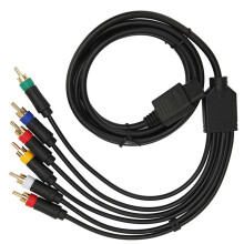 Cable Compuesto Multifuncional RGB RGBS, Cable AV de Componentes Estable con 4 Cabezales BNC para NGC, N64, SFC y SNES