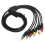 Cabo AV Multifuncional RGB RGBS com 4 Conectores BNC para NGC, N64, SFC e SNES 5