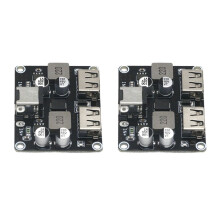 QC3.0 QC2.0 - Buck Converter Laadmodule 6-32V Naar 5V Snelle Oplader Printplaat 2-Weg