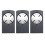 3Pcs 433MHz Gate Remote Control Universal Replacement for Powertech PR2 PR1 PR4 Electric Gate Key Fob Transmitter 1