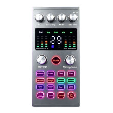 Live Sound Card External USB Live Streaming Karaoke Kit Computer Recording Noise Reduction Special Effects Voice Changer
