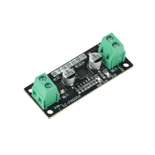 Electronic Fuse Module  5-60V 5A Overcurrent Short Circuit Protection Board Auto Recovery Resettable Protector
