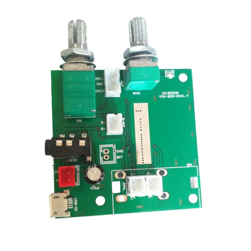 YMX-809 Bluetooth5.0 Amplifier Board 5V 2.1 Channel Digital Amplifier  Amplifier Board Audio Module Board