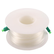 LC/APC Indoor Single Mode Fiber Patch Cord Indoor Transparent Fiber G657A2 Invisible Singlemode Single Core Jumper 50M