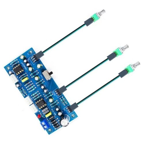 WM-059 Single-Supply 2.1-Channel Subwoofer Low-Pass Filter Board with Frequency, Volume, and Phase Controls 1