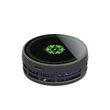 2 in 1 Magnetic Wireless Charging Phone Cooler with RGB Lights for Smartphone Fast Charging Cooling Dock Stand
