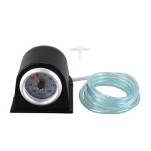 Turbo Boost / Vacuum Gauge Meter for Auto Car 2" 52mm 0-30in.Hg / 0-20PSI Orange Light With Single Gauge Meter Pod Holder